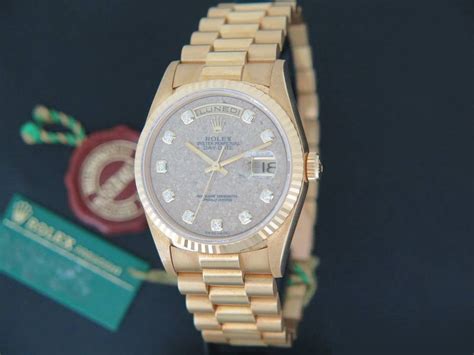 rolex day-date fossil dial filipucci